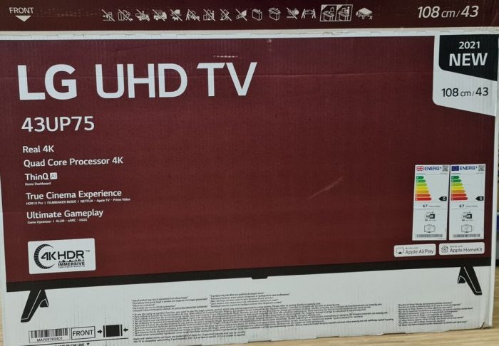 LG 43UP75006LF 43" Smart 4K Ultra HD HDR LED TV